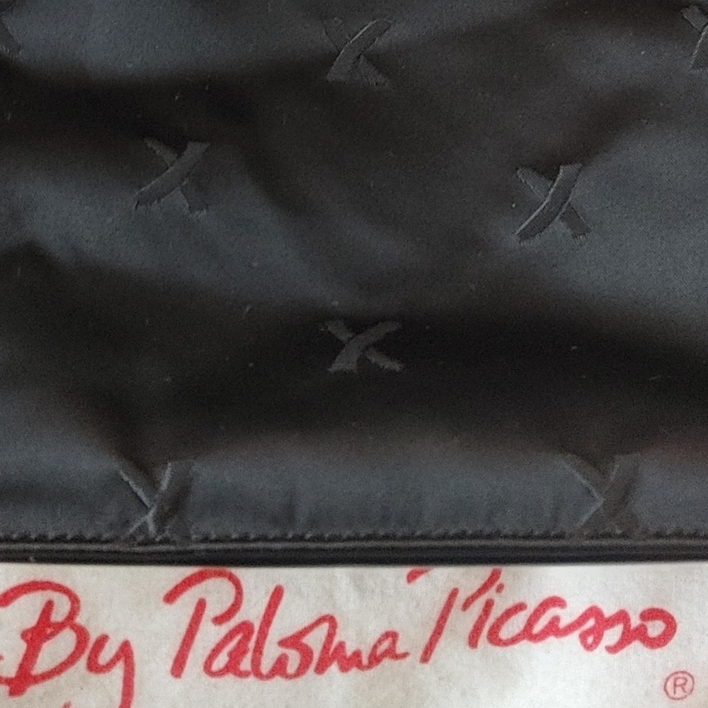 Paloma Picasso Small Nylon & Leather Handbag - Picture 9 of 16